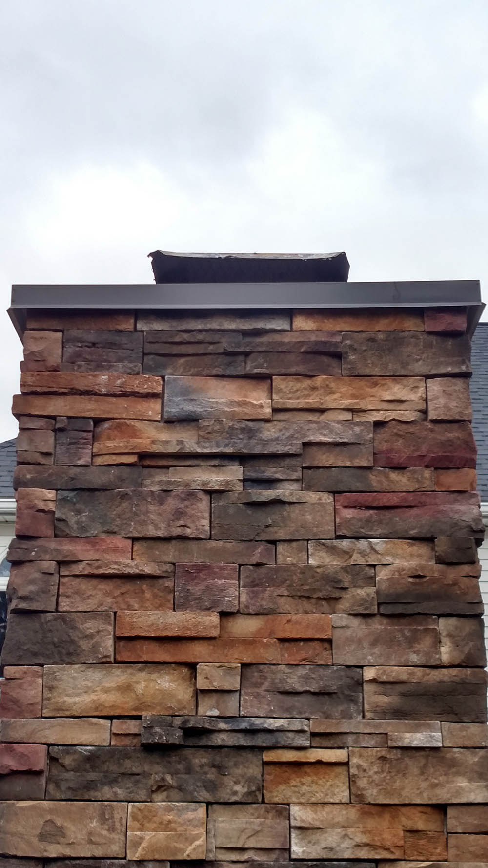 picture of a finished chimney